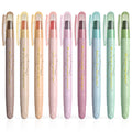 WEMATE Bible Highlighters No Bleed, 9PCS Assorted Colors Gel Highlighters Set